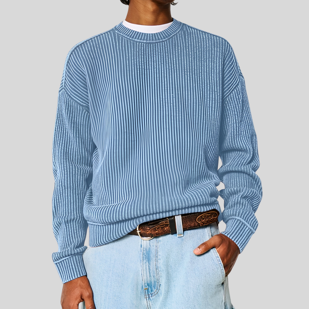 Leo™ - Versatile round neck men's jumper