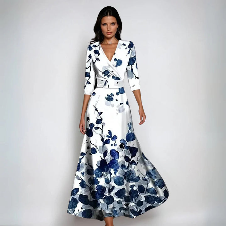 Simone | Luxurious floral dress