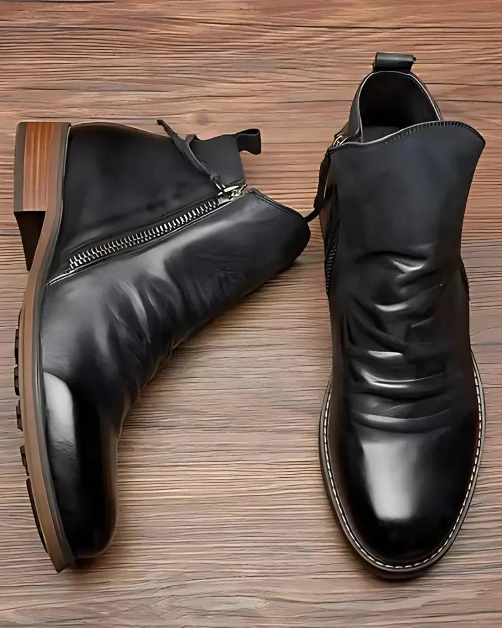 Leonardo™ | Elegant Zip Leather Boots