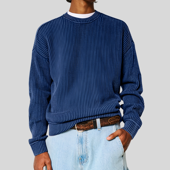 Leo™ - Versatile round neck men's jumper