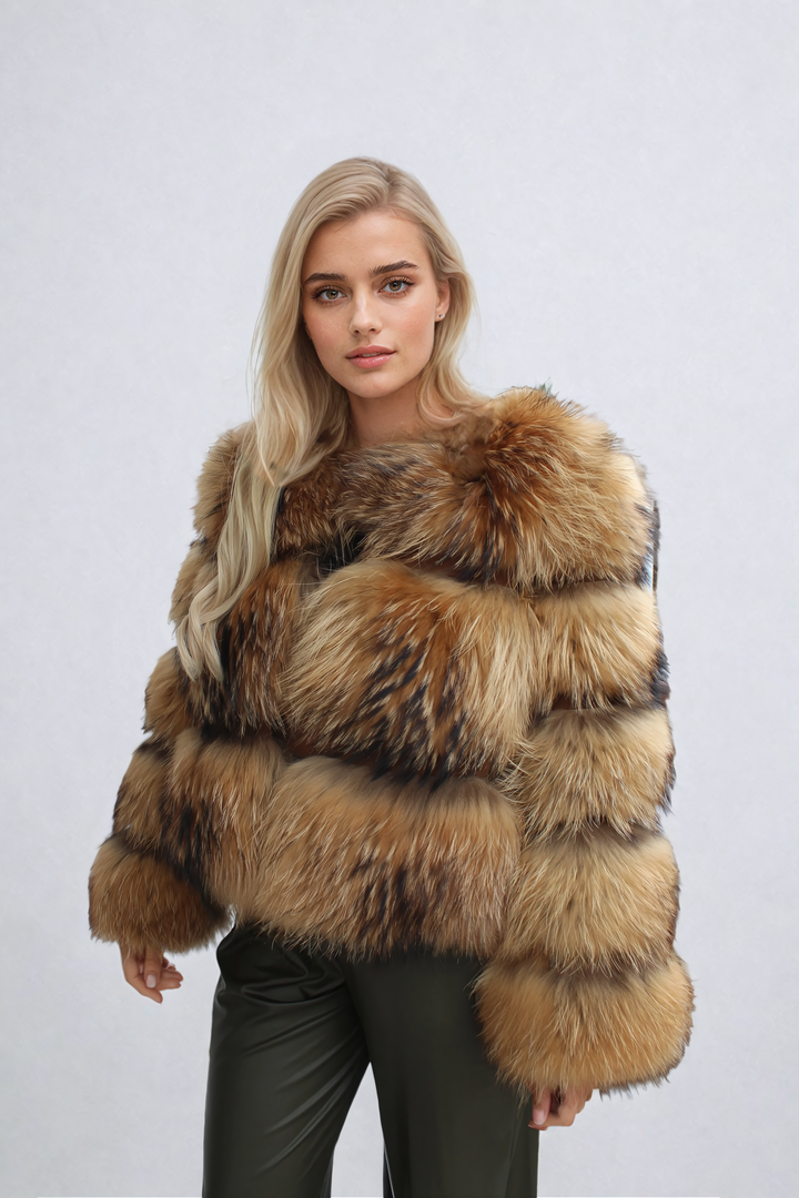 STACY | Stylish faux fur coat