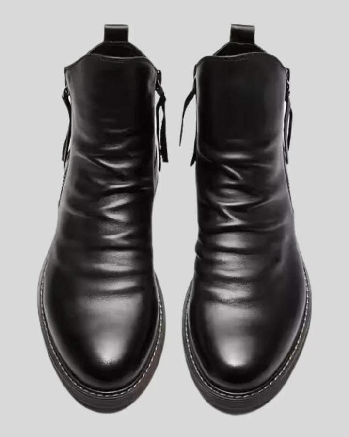 Leonardo™ | Elegant Zip Leather Boots