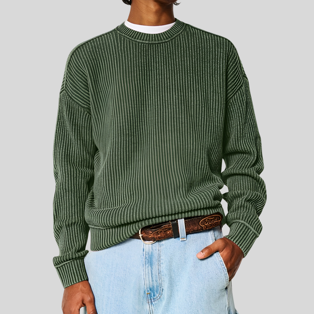 Leo™ - Versatile round neck men's jumper