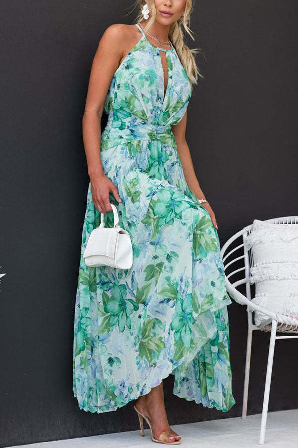 Aloysia - Floral print Maxi Dress