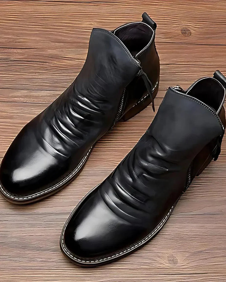 Leonardo™ | Elegant Zip Leather Boots