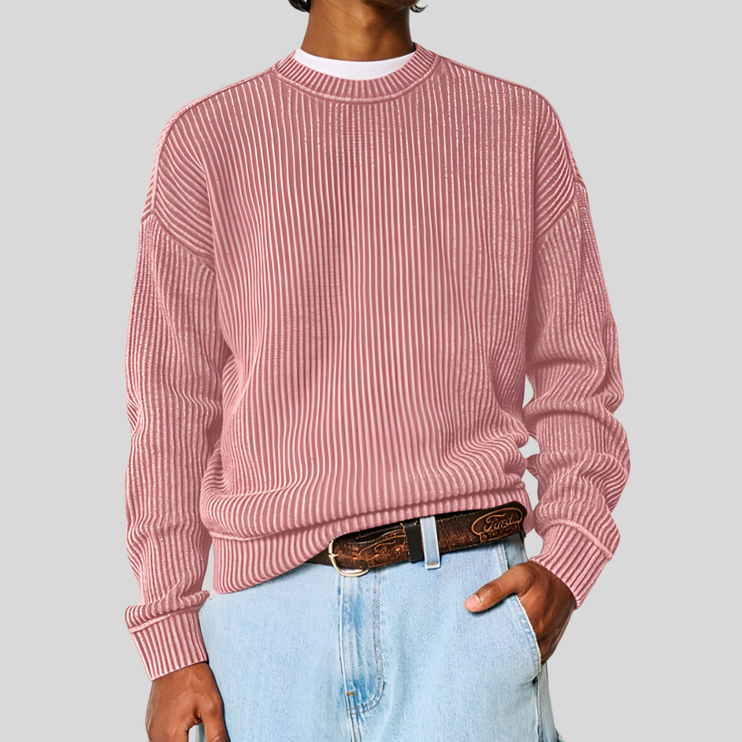 Leo™ - Versatile round neck men's jumper