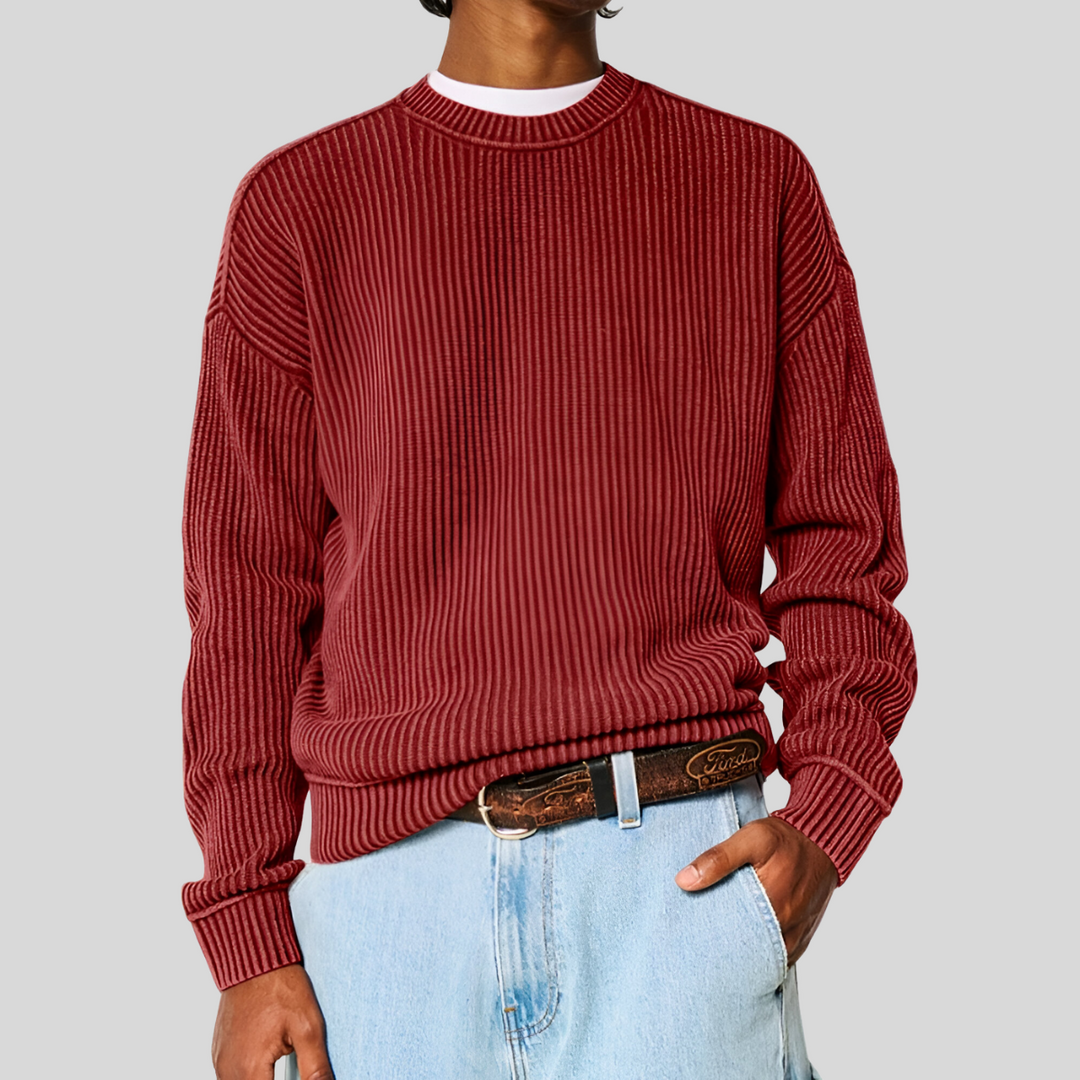 Leo™ - Versatile round neck men's jumper