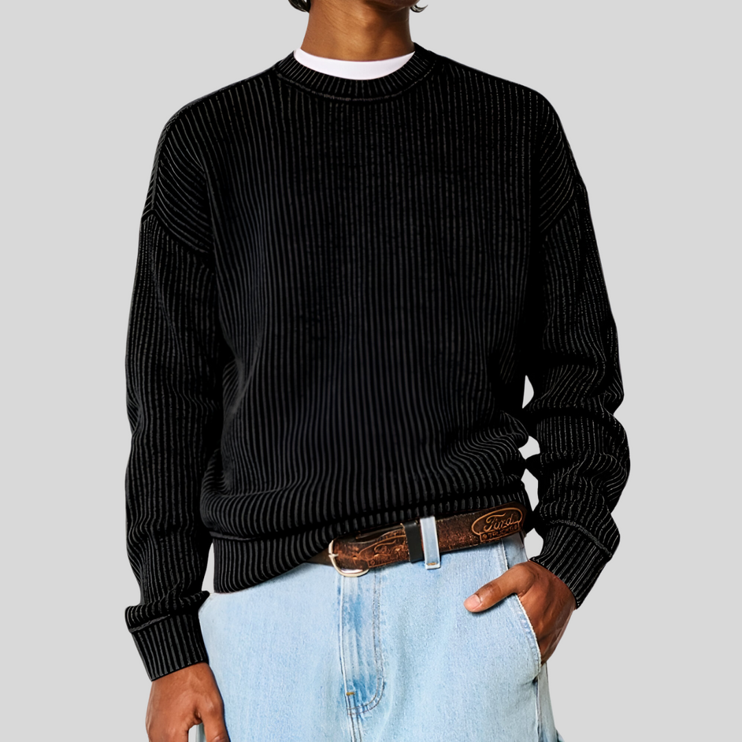 Leo™ - Versatile round neck men's jumper