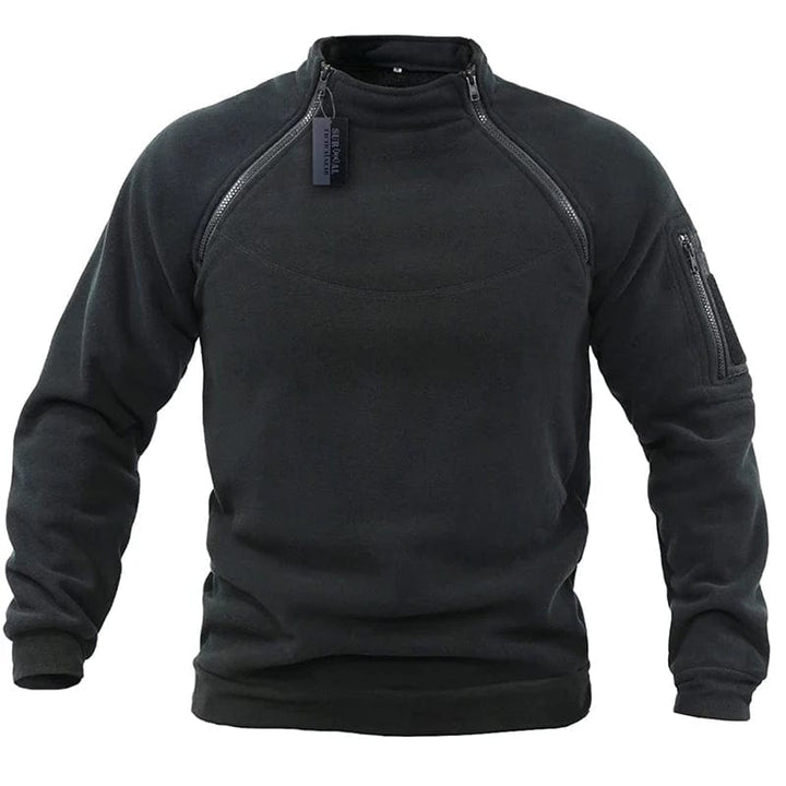 Military Style Fleece Sweatshirt