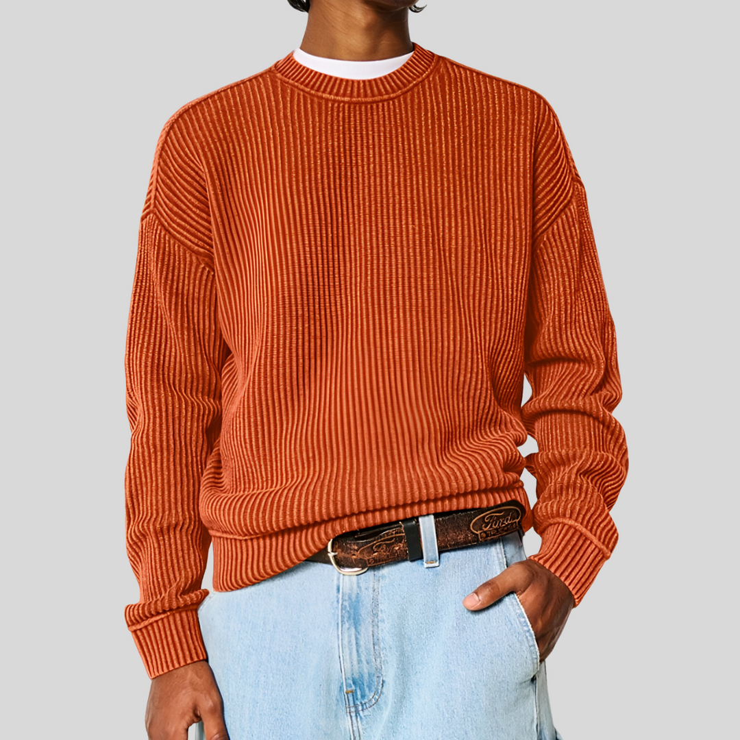 Leo™ - Versatile round neck men's jumper