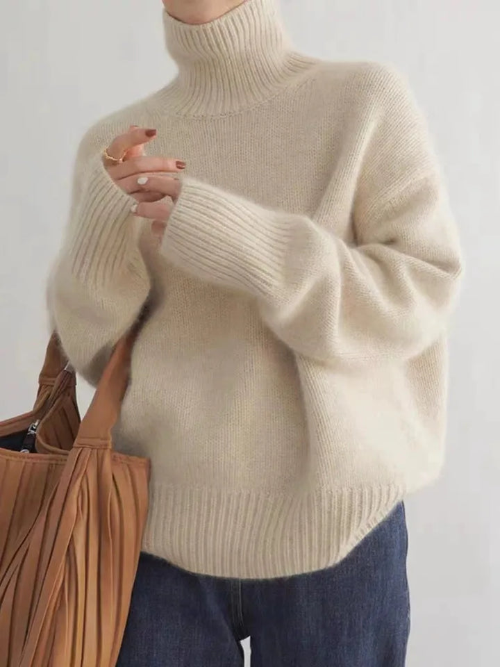 Anna™ | Wool roll-neck pullover