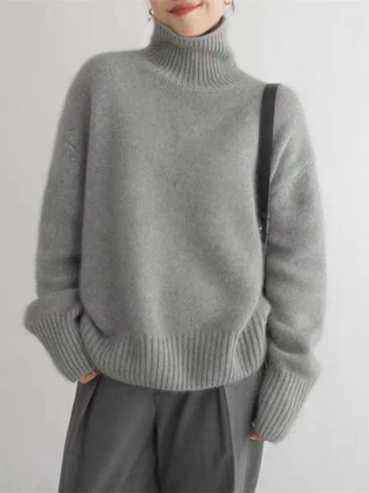 Anna™ | Wool roll-neck pullover