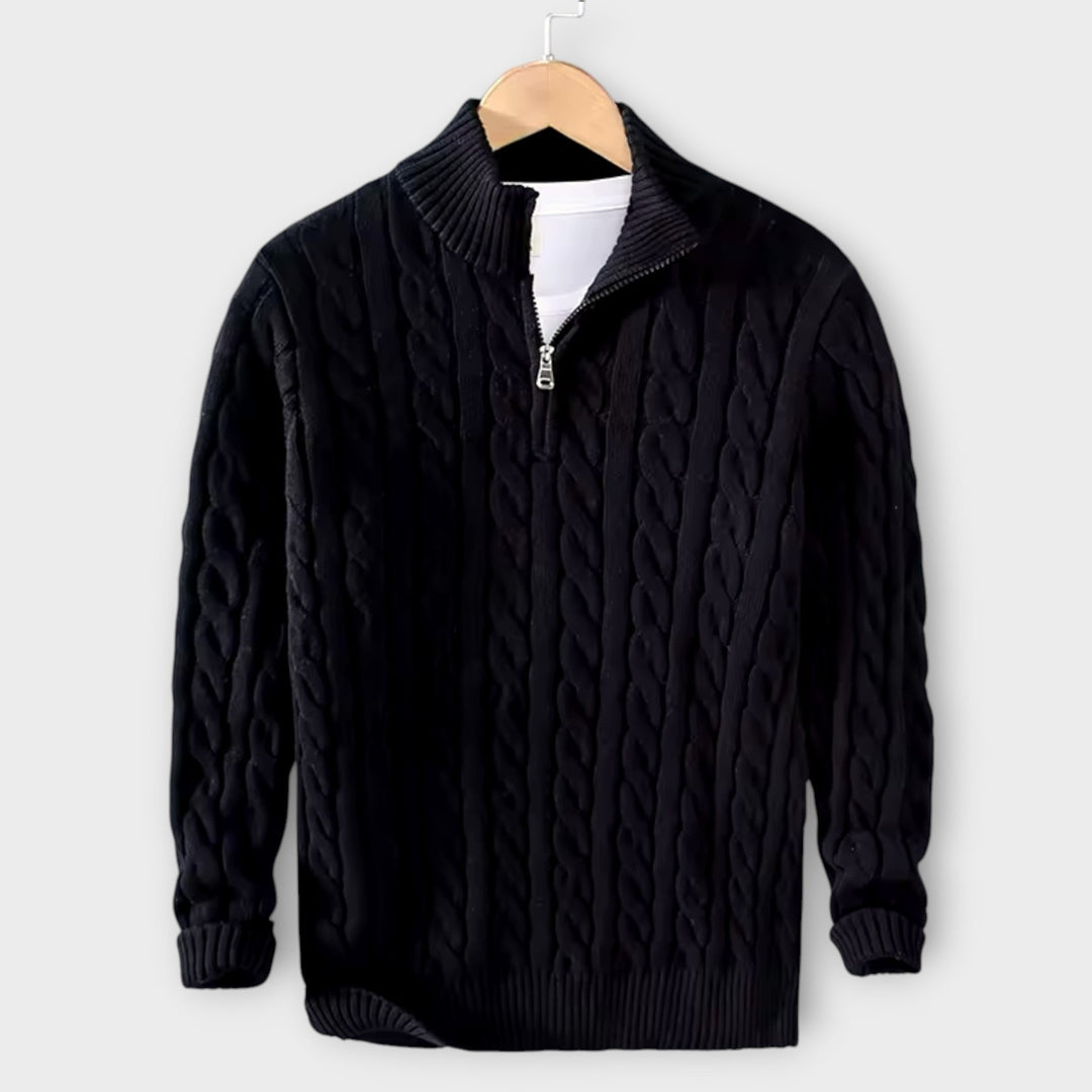 Simon™ | Elegant Half-Zip Sweater