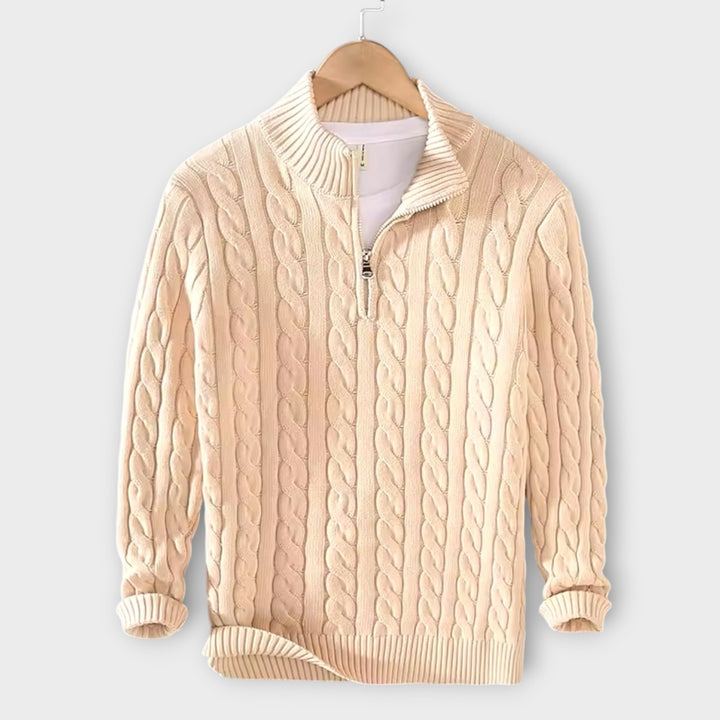 Simon™ | Elegant Half-Zip Sweater