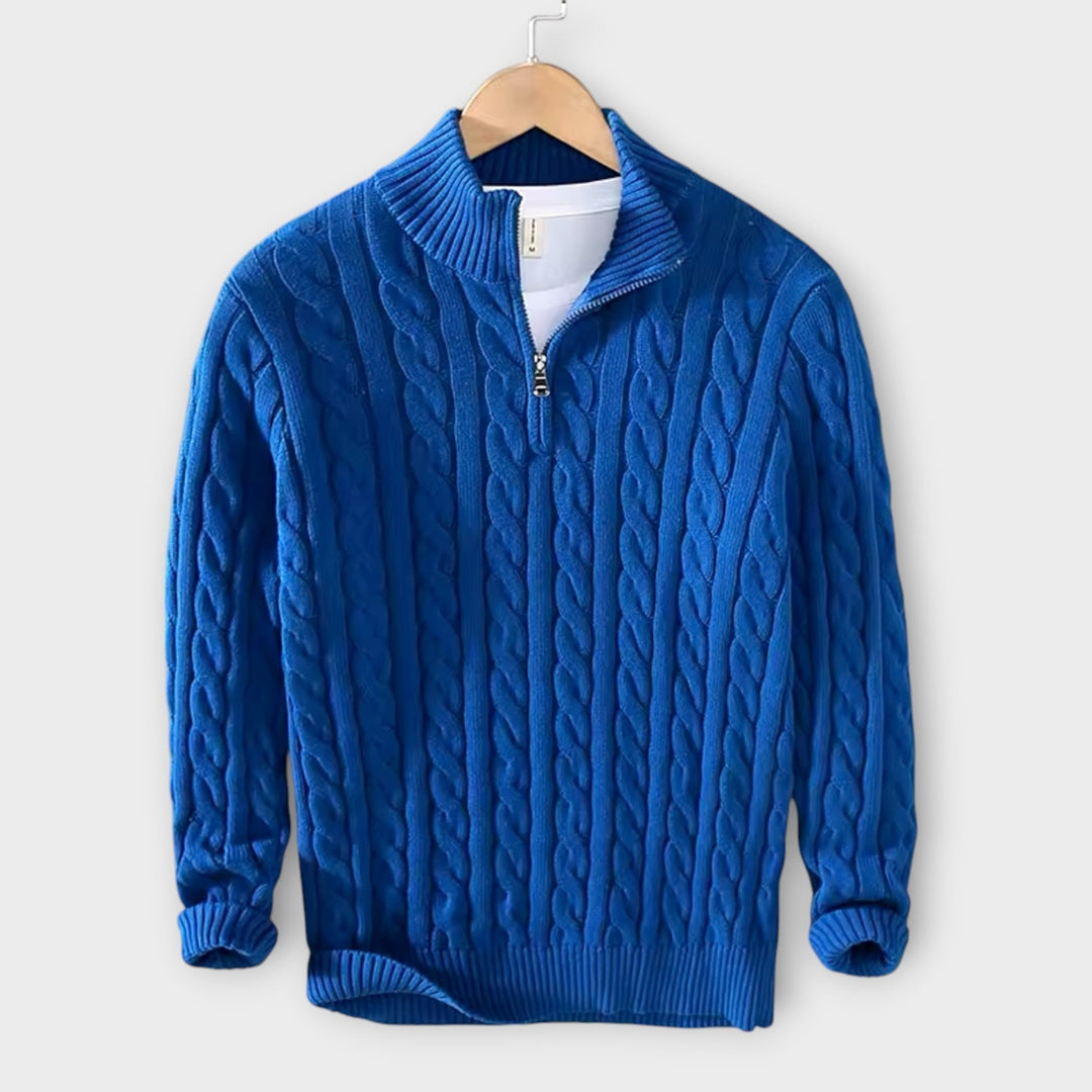 Simon™ | Elegant Half-Zip Sweater