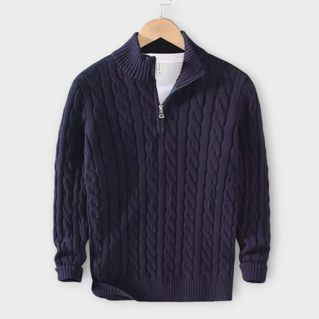 Simon™ | Elegant Half-Zip Sweater