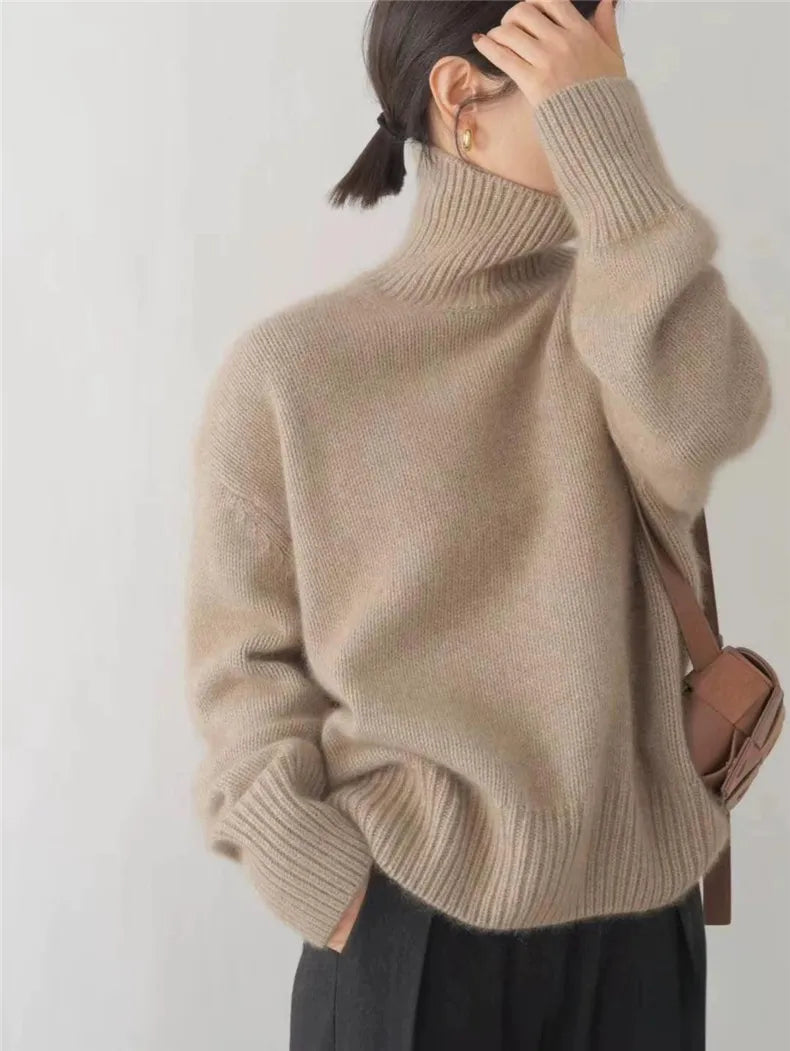 Anna™ | Wool roll-neck pullover