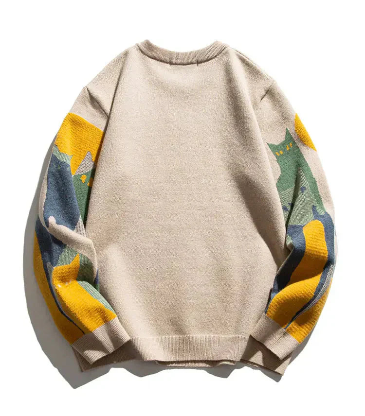 Sam | Unisex Cat Sweater