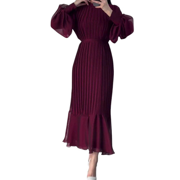 Alisa - Elegant and timeless pleated dress