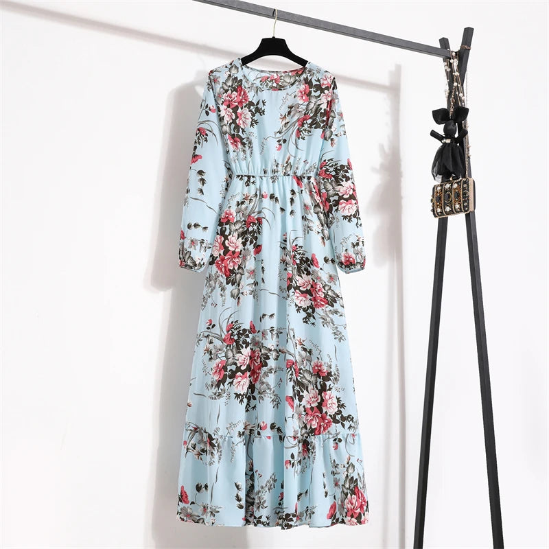 Sophia - colourful floral dress