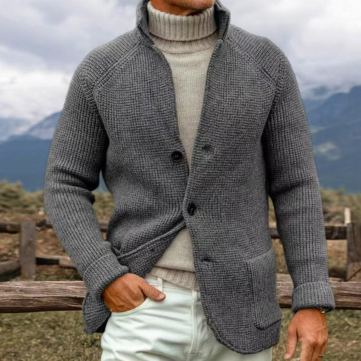 CHARLES - CARDIGAN IN CHUNKY KNIT LOOK