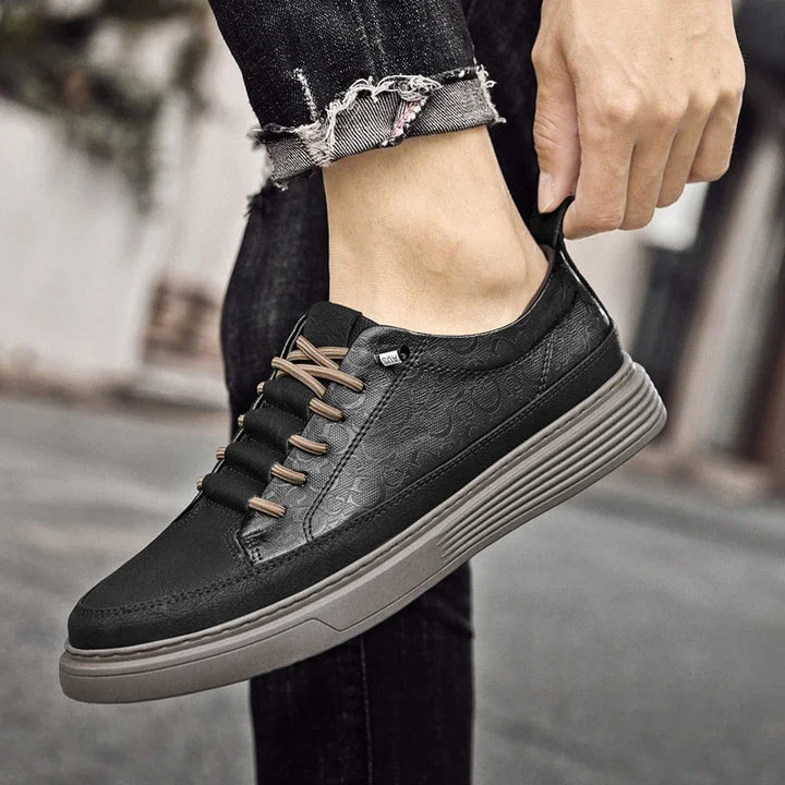 Urban Tempo - Textured Leather Sneakers