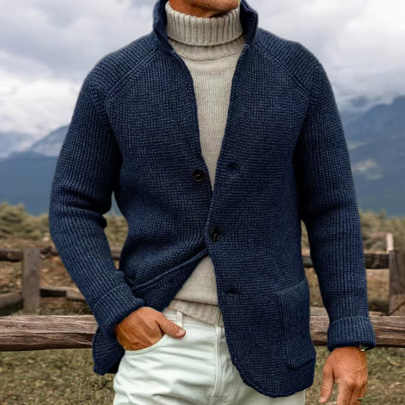 CHARLES - CARDIGAN IN CHUNKY KNIT LOOK