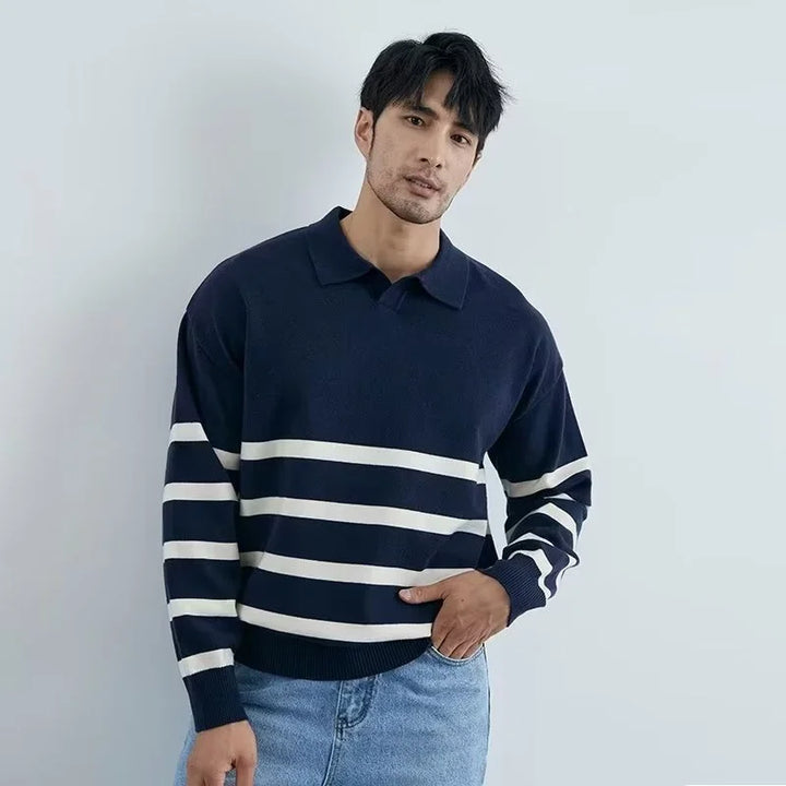 Ethan | Striped knitted jumper