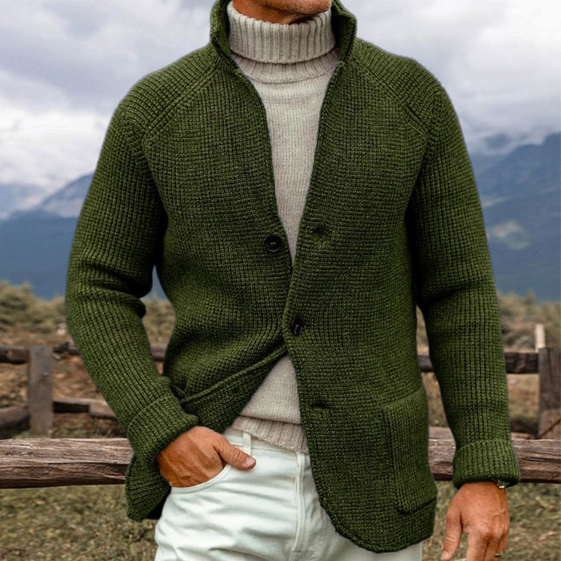 CHARLES - CARDIGAN IN CHUNKY KNIT LOOK