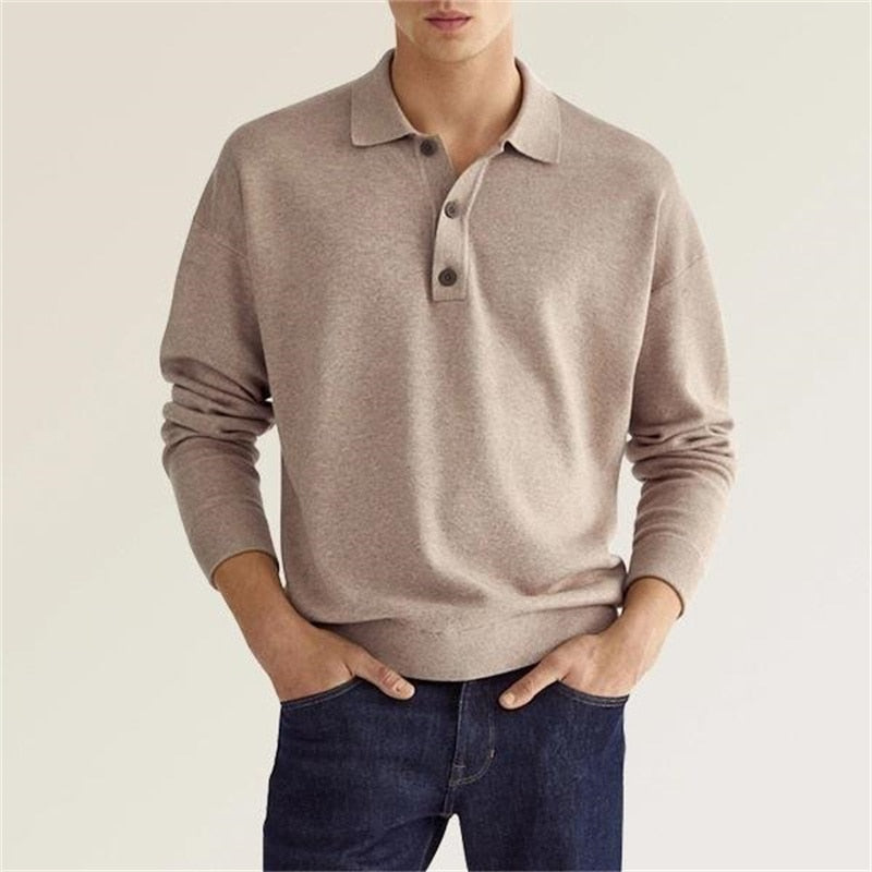 Sam - Long sleeve polo shirt