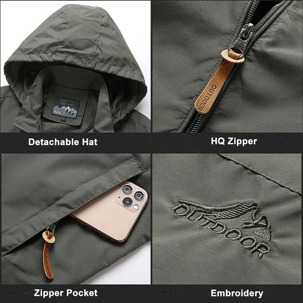 Luke - Waterproof Hooded Outdoor Jacket