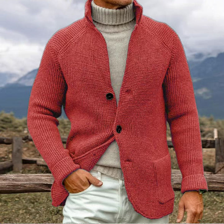 CHARLES - CARDIGAN IN CHUNKY KNIT LOOK