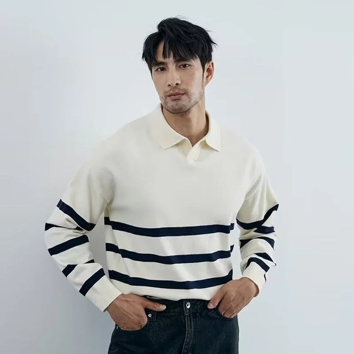 Ethan | Striped knitted jumper