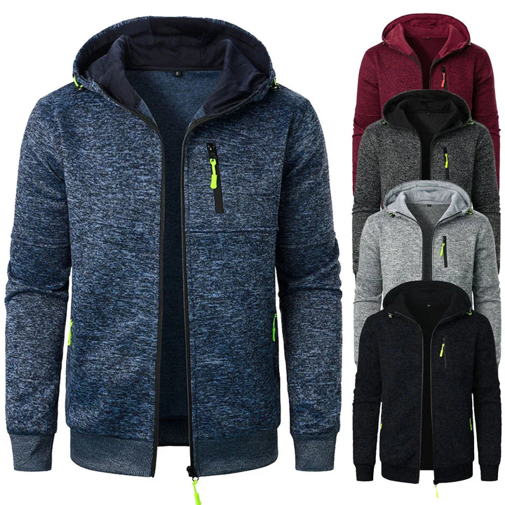 Steven - Men's Sports Hooded Jacket