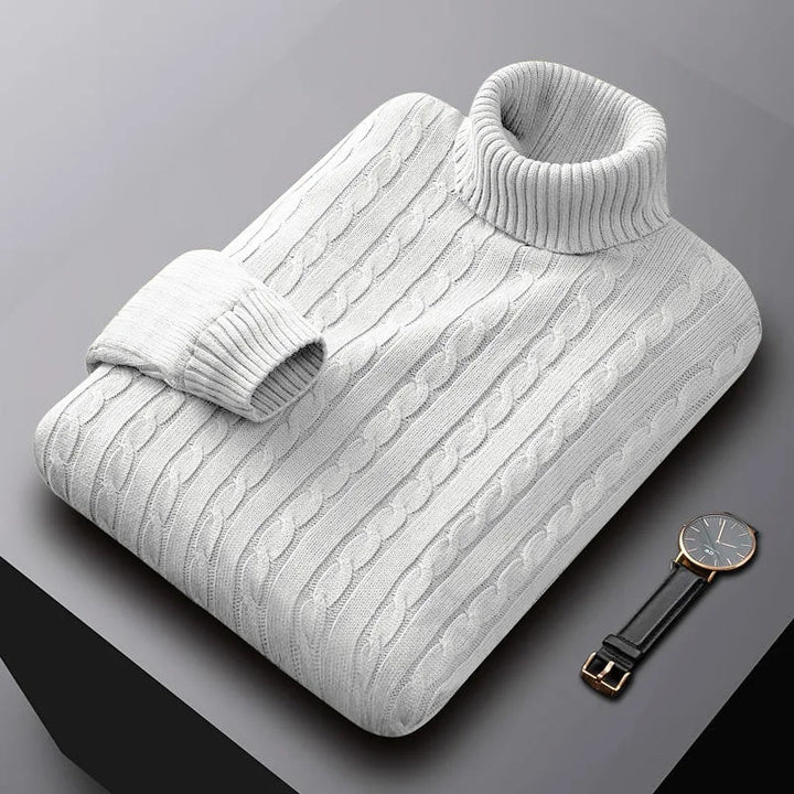 Henry - Knitted Roll Neck Jumper