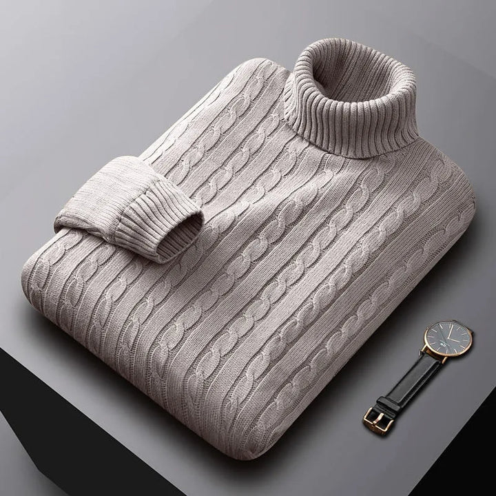 Henry - Knitted Roll Neck Jumper