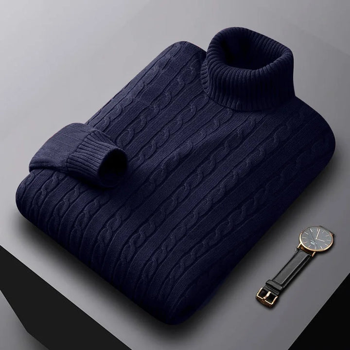 Henry - Knitted Roll Neck Jumper