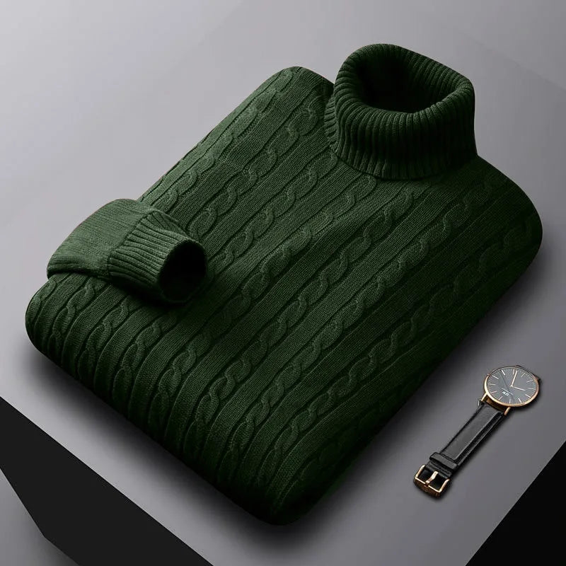 Henry - Knitted Roll Neck Jumper