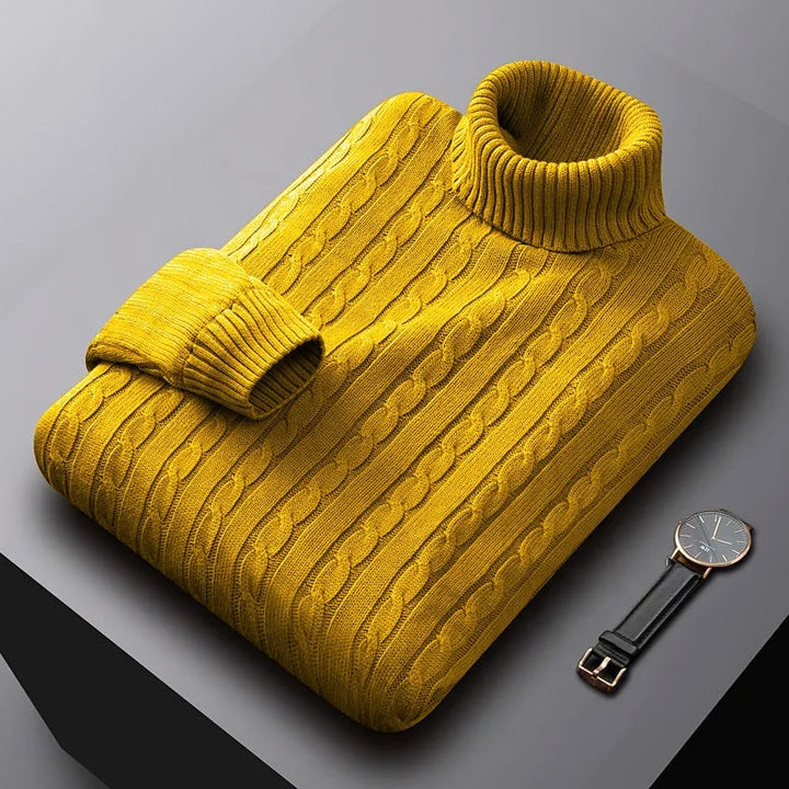 Henry - Knitted Roll Neck Jumper