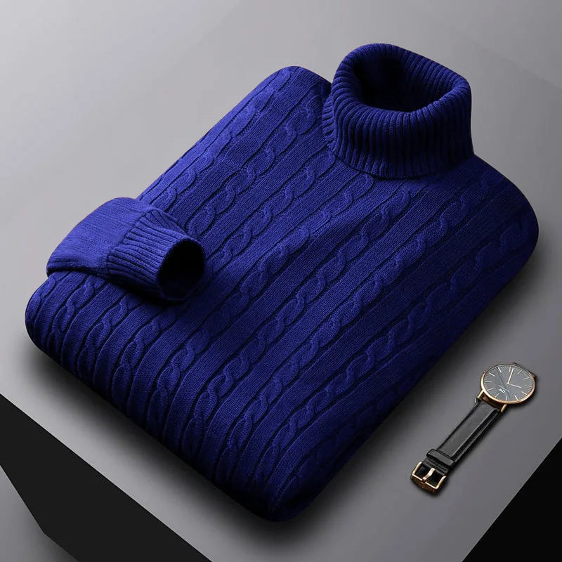 Henry - Knitted Roll Neck Jumper