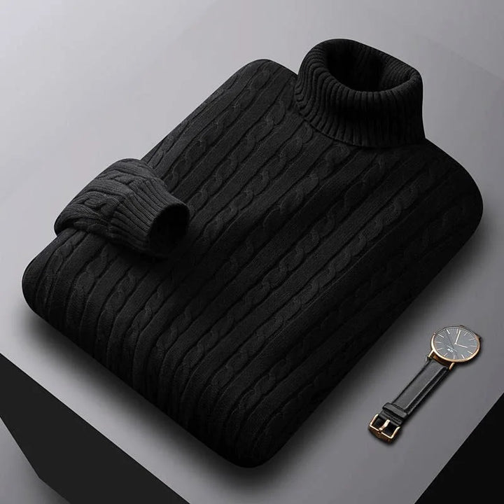 Henry - Knitted Roll Neck Jumper