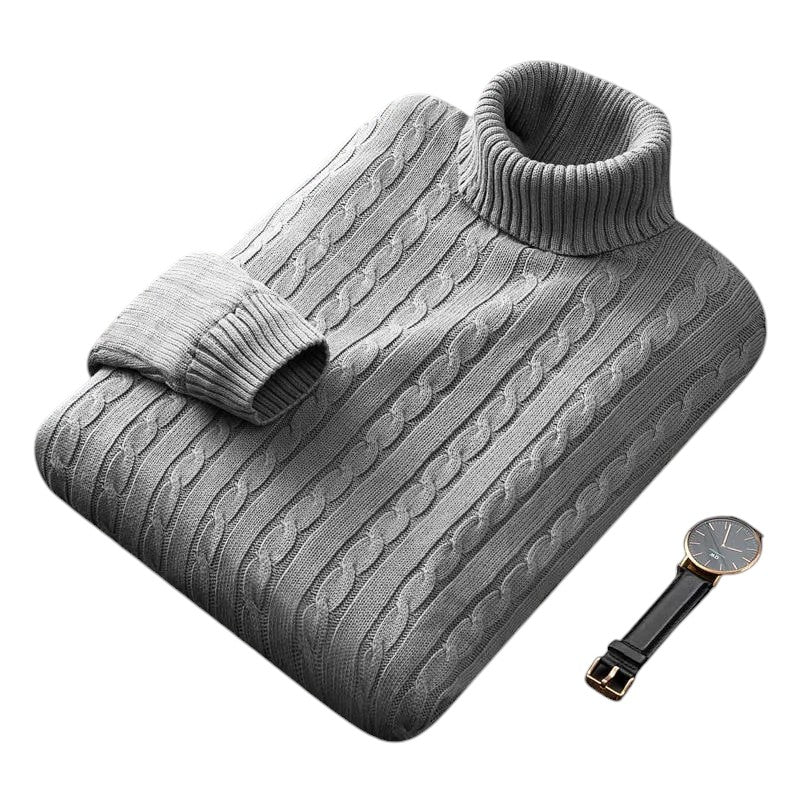 Henry - Knitted Roll Neck Jumper