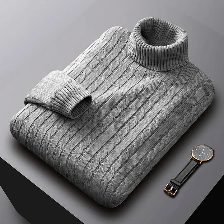 Henry - Knitted Roll Neck Jumper