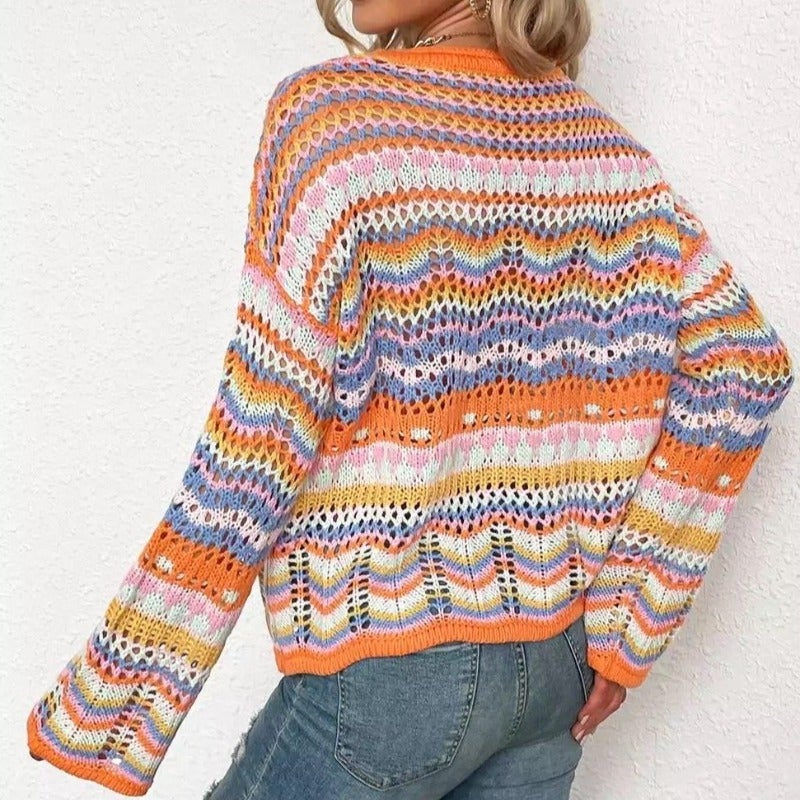 Lily - Striped jumper for women