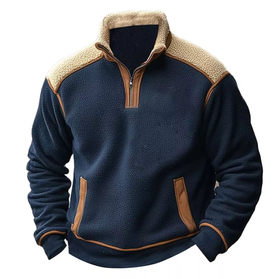 Retro quartz zip jumper